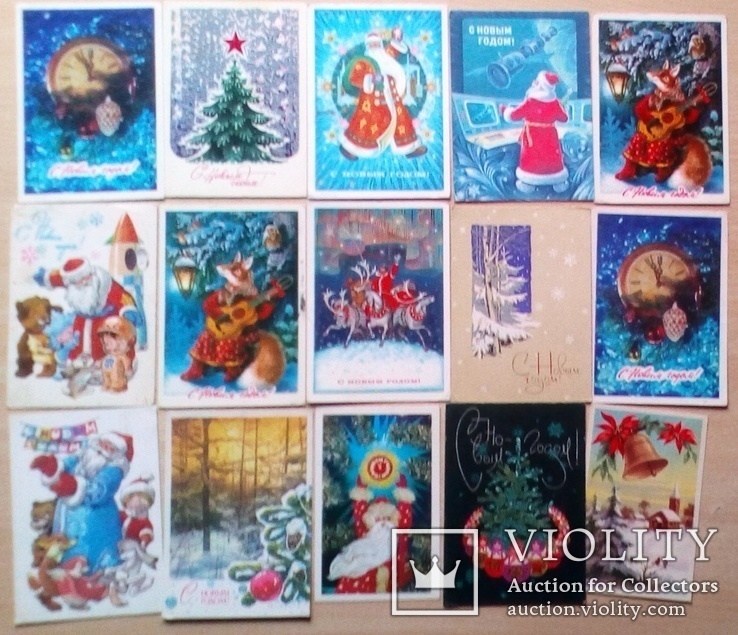 55 новогодних открыток СССР., фото №5