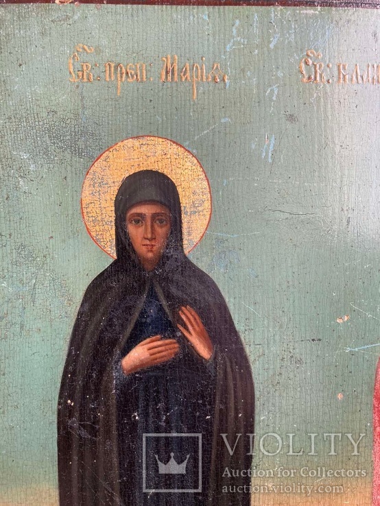 Икона Св.Мария и Св.Константин., фото №7