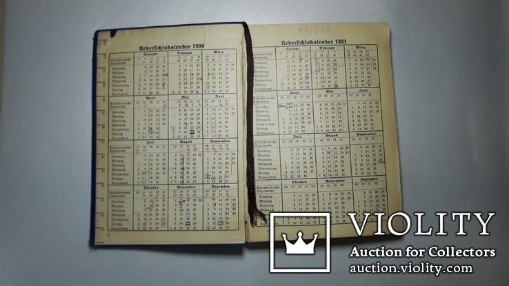 Записная книга календарь школьного  учителя 1930 год. На немецком  языке., фото №10