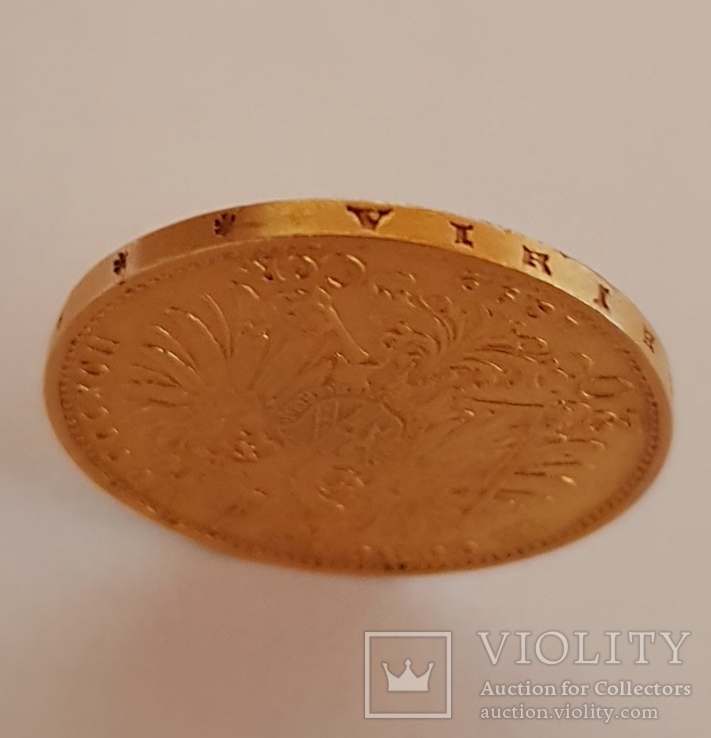 20 корон 1892р., Австрія, 6,77 гр. золота 900`, numer zdjęcia 3