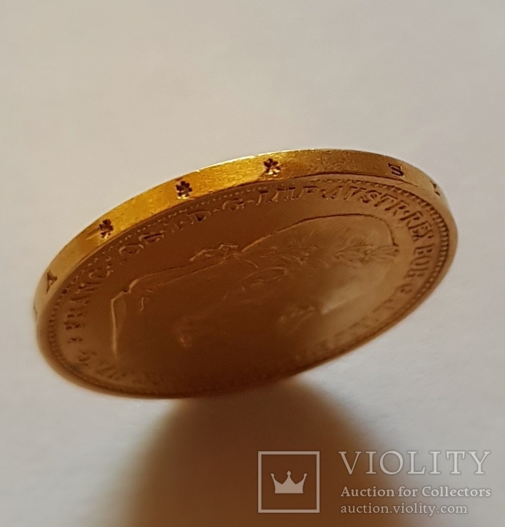 20 корон 1892р., Австрія, 6,77 гр. золота 900`, numer zdjęcia 5