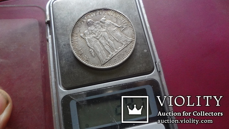 10  франков  1967  Франция  серебро   (S.1.7)~, фото №6
