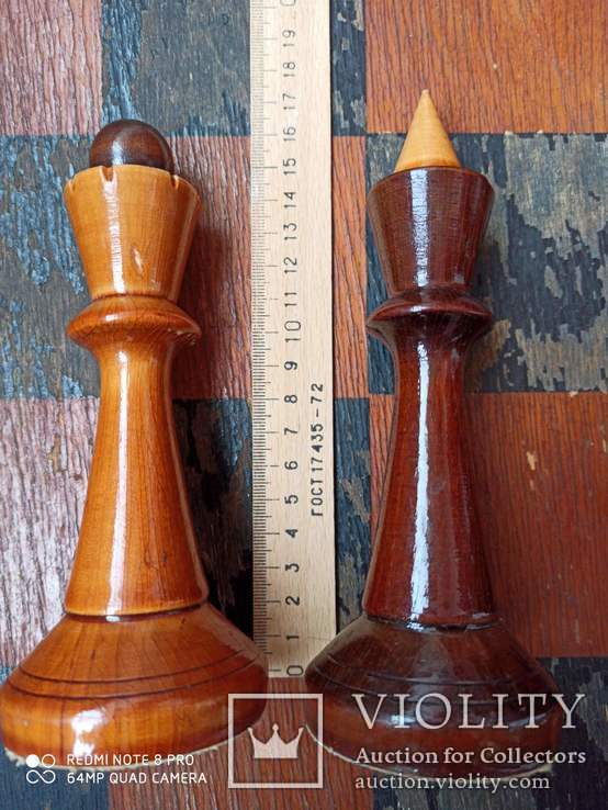 Шахматы деревянные со столиком ручной работы.Авторские. Редкие., фото №11