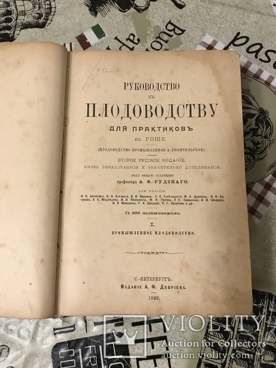 Книга Гоше о плодах 1899г С 800 политипажами, фото №5