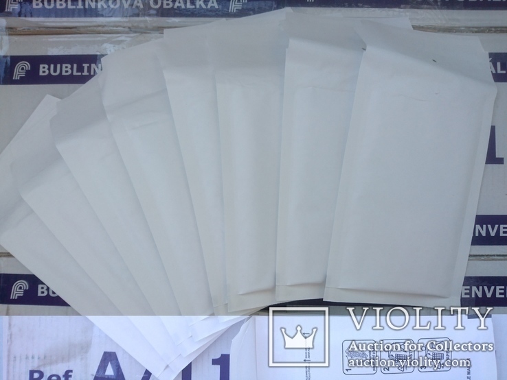 Бандерольный конверт А11 100х160, 50 шт, Польша, белые, фото №6