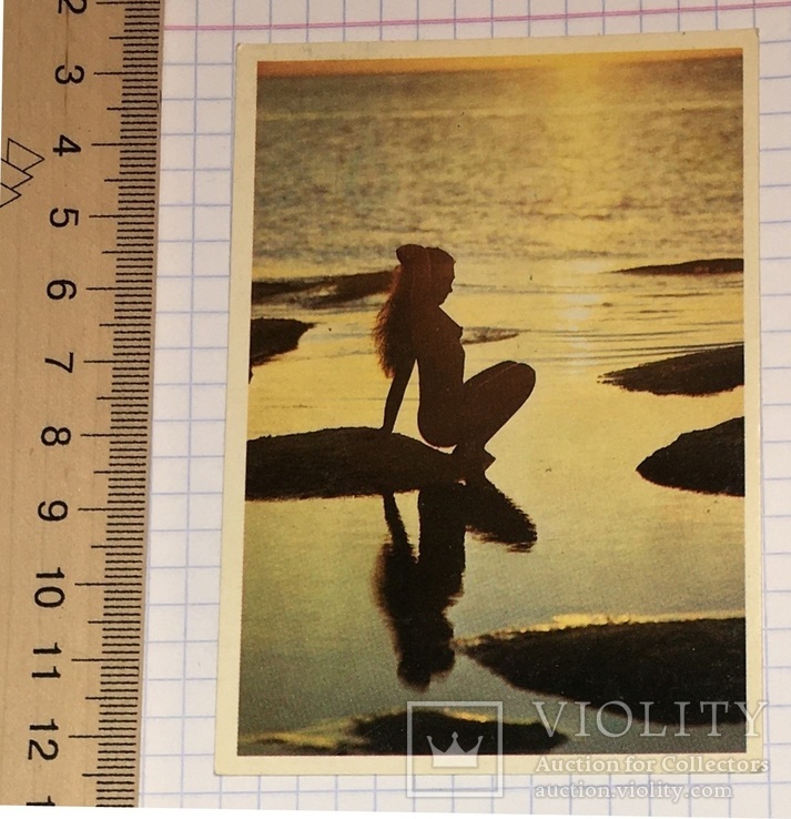 Календарик  девушка, 1991 г. ( эротика, 01) / дівчина, еротика, фото №2