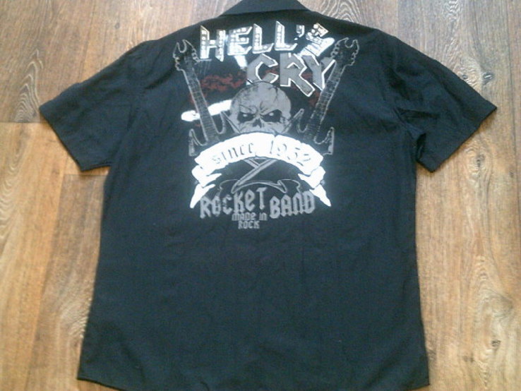 Helly Cry черная рок-рубашка, фото №3
