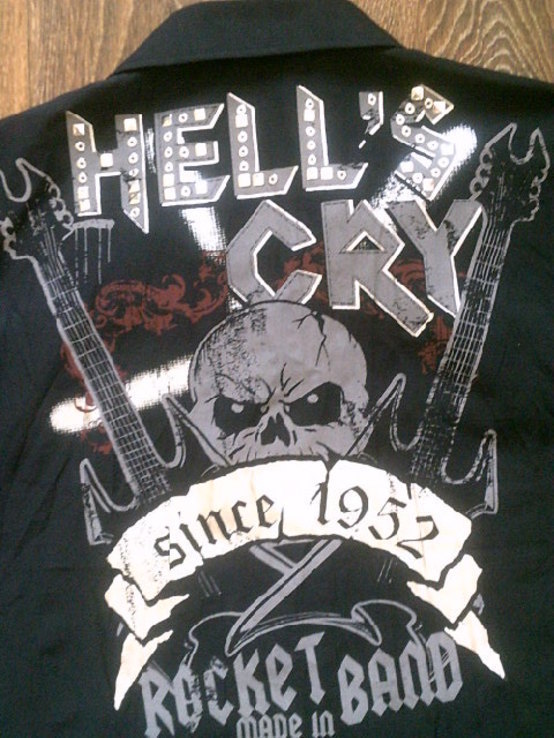 Helly Cry черная рок-рубашка, фото №9