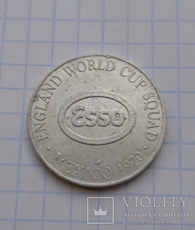 Жетон ESSO Mexico 1970, фото №4