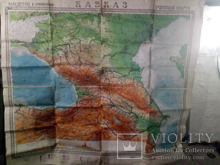 Большая карта Кавказа, фото №2