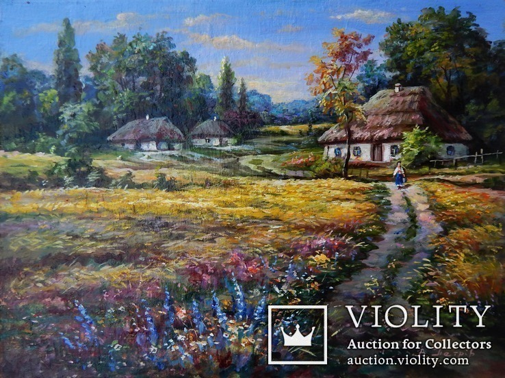"Ukrainian landscape" 40x30 2020, фото №2
