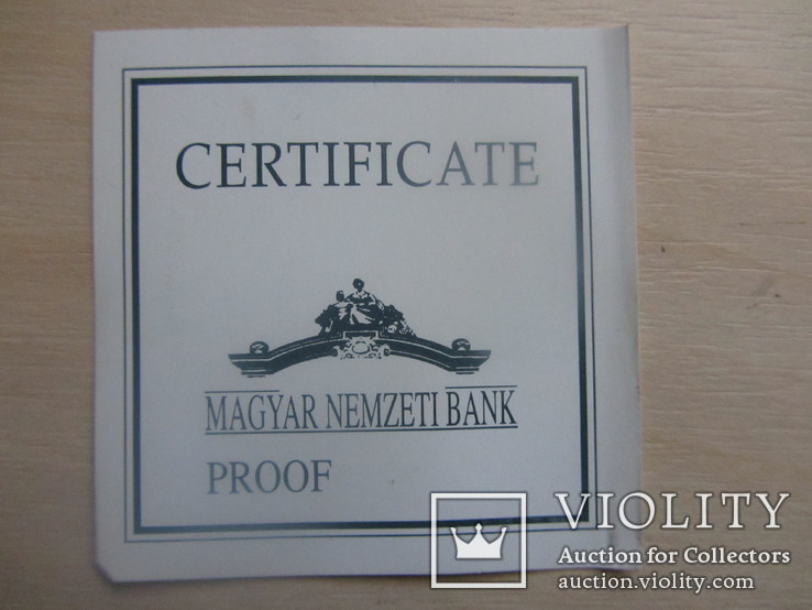 Венгрия, 500 форинтов, 1994, серебро 925 + сертификат, фото №5