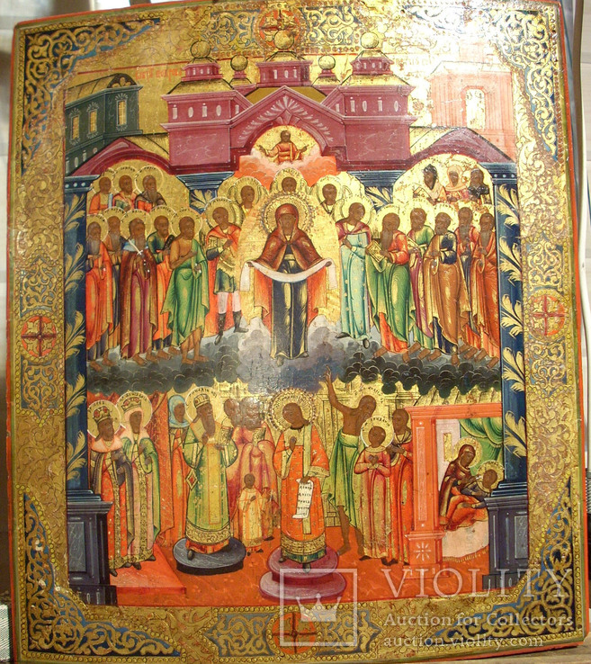 Икона Покров Пресвятой Богородицы, фото №2