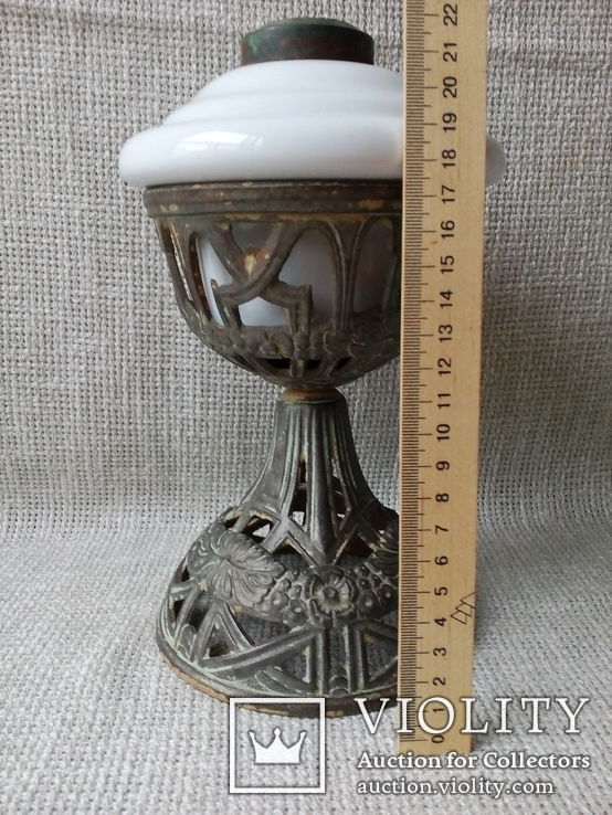 Старинная нафтовая лампа стиль модерн, фото №11