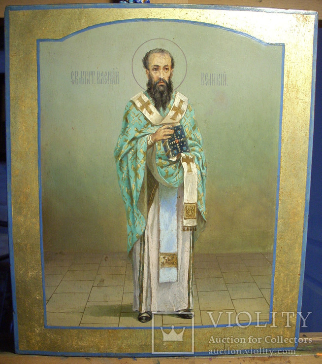 Икона Св. Василий Великий, модерн, фото №2