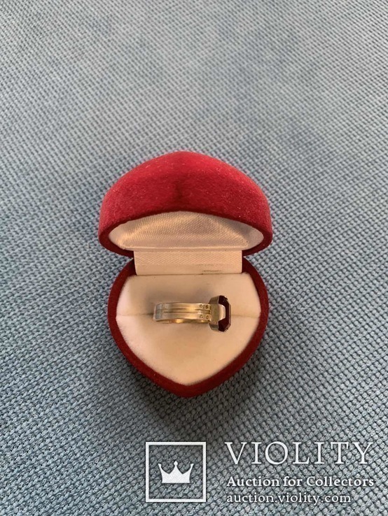 Массивное серебряное кольцо СССР 875 проба, фото №5