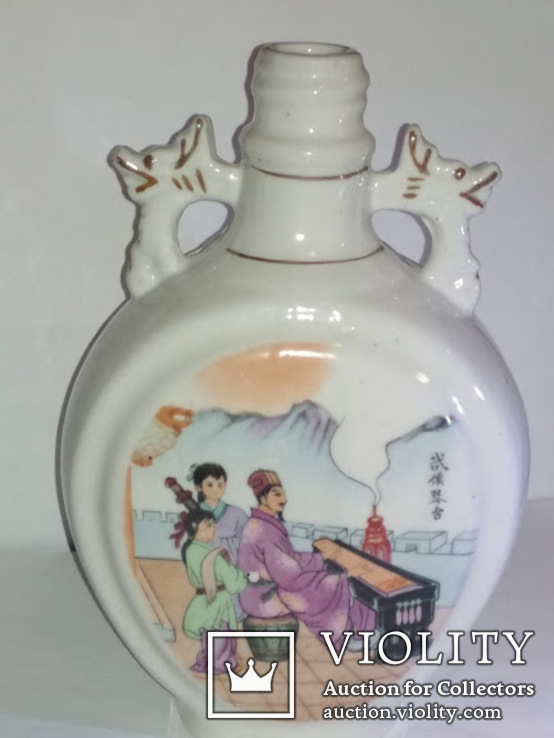 Бутылка.Штоф.Китайский Фарфор.Сан Лян Е.Chinese Porcelain San Liang Ye, фото №2