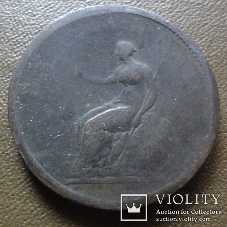 1 пенни 1806  Великобритания    (Ю.6.1)~, фото №3