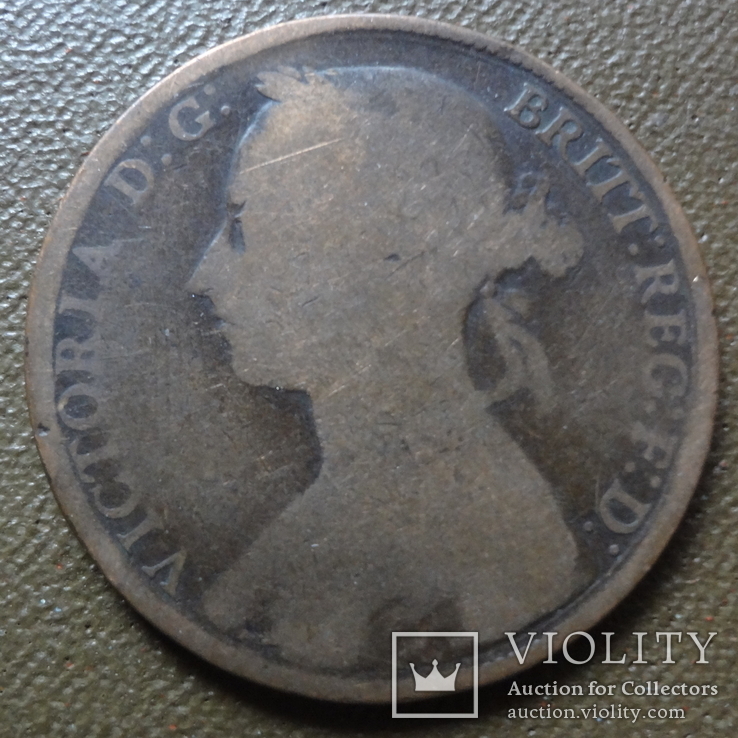 1 пенни 1882   Великобритания    (Ю.8.5)~, фото №3