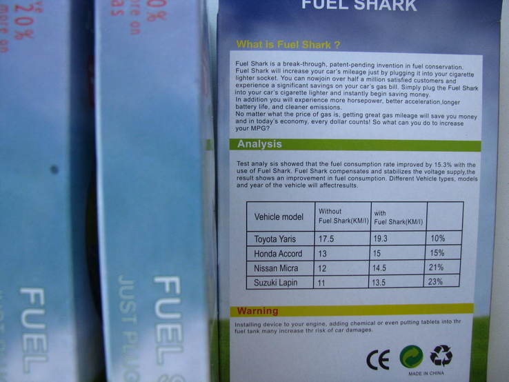 Экономайзер Fuel Shark 10 штук в лоте., numer zdjęcia 9