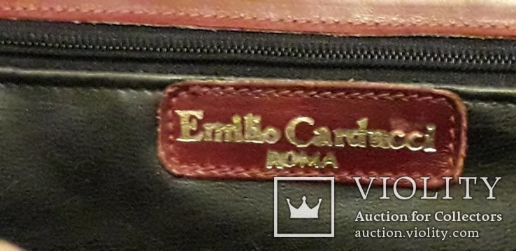 Вінтажна сумка Emilio Carducci, Roma., фото №6