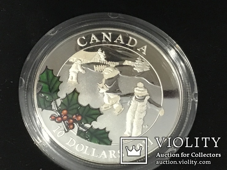 10 долларов 2011 года. Канада. Серебро, фото №3