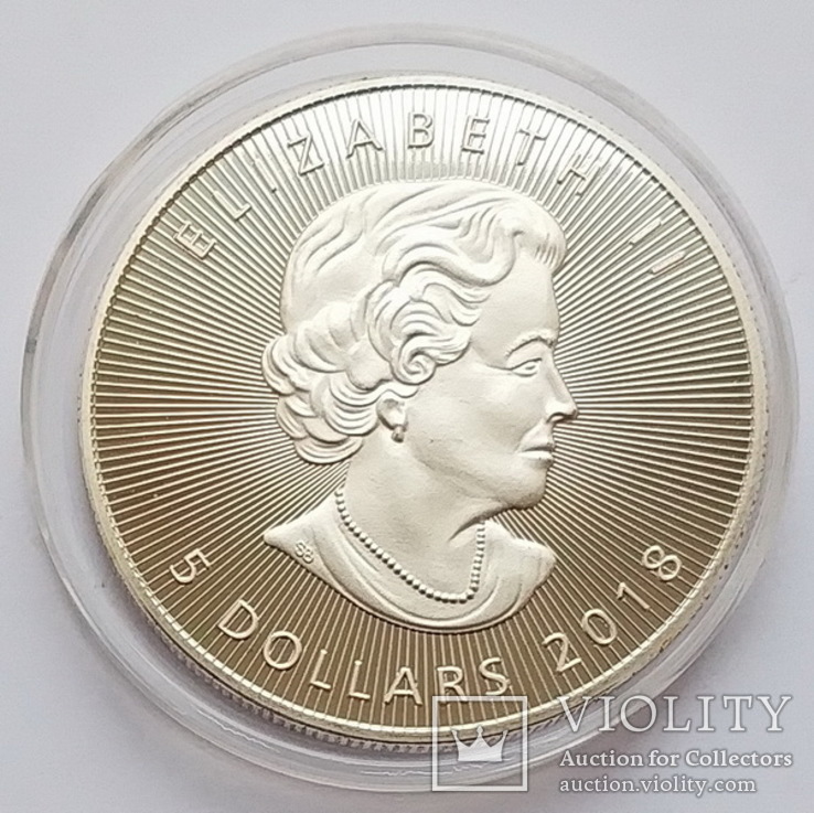 Канада. Череп. 5 долларов 2018 г. (копия), фото №3