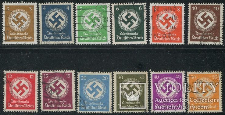 1934-38 Рейх полная серия, фото №2