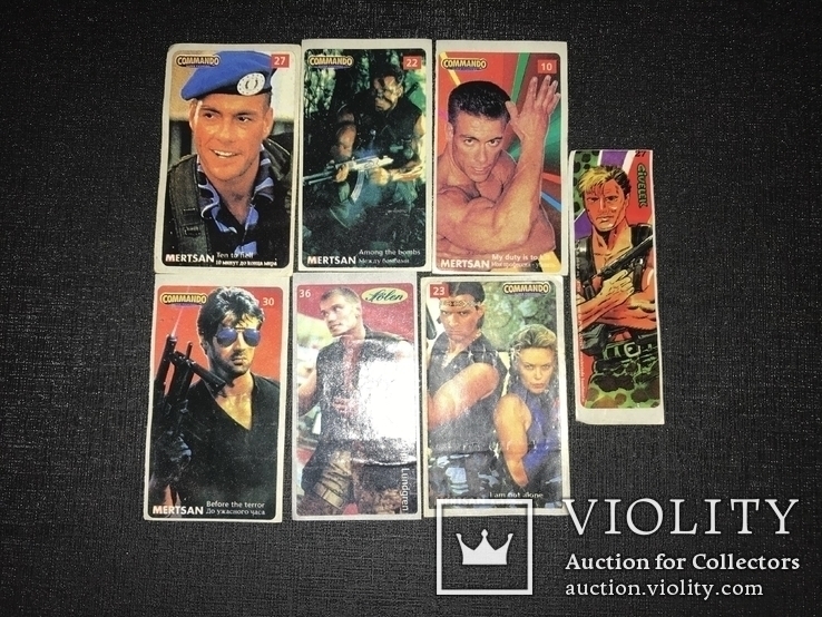 Классика коллекция наклейки 90-х Коммандо Commando Mertsan +, фото №2