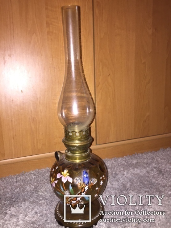 Старинная Лампа Саламандра, фото №6