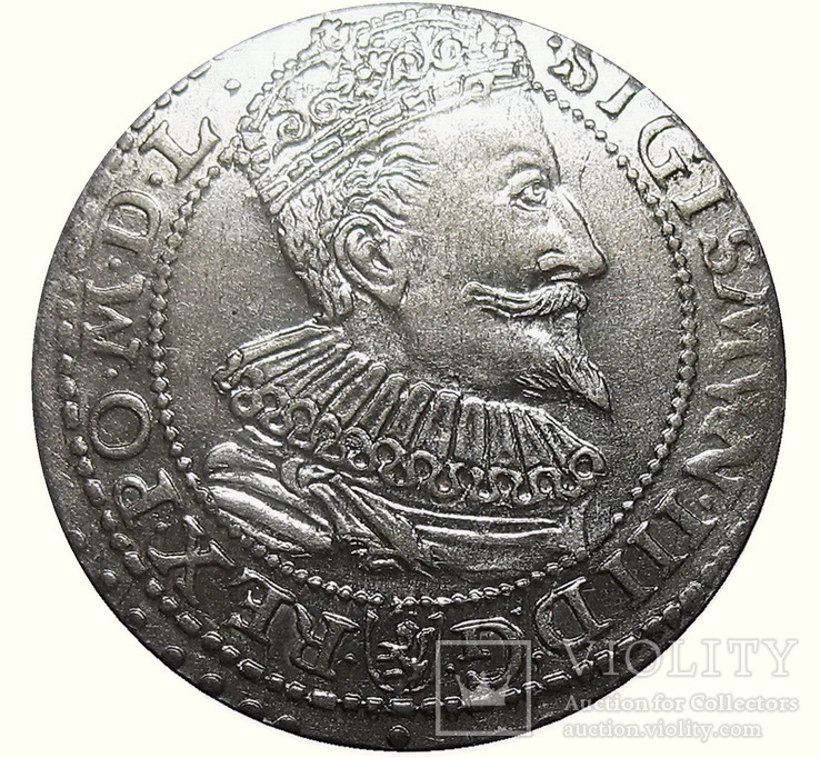 Шостак 1596 г. Мальборг, Сигизмунд ІІІ Ваза (UNC)