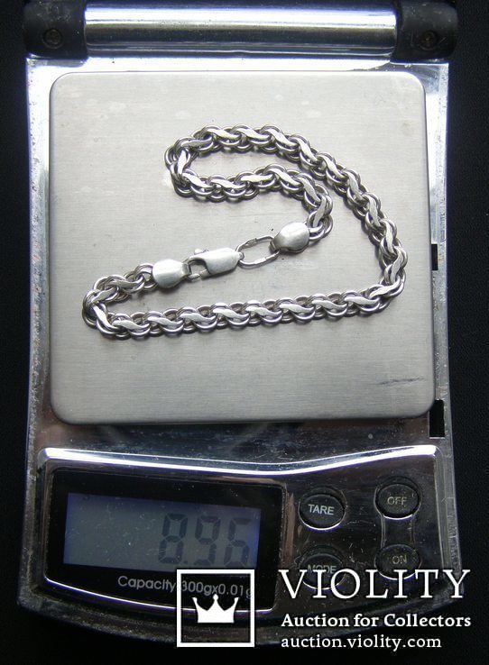 Браслет из серебра 925 пр. Длина - 20,3 см.Вес - 8,96 гр., фото №6