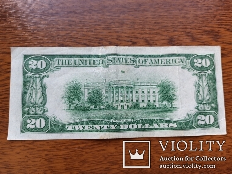 20 долларов США 1934, фото №3