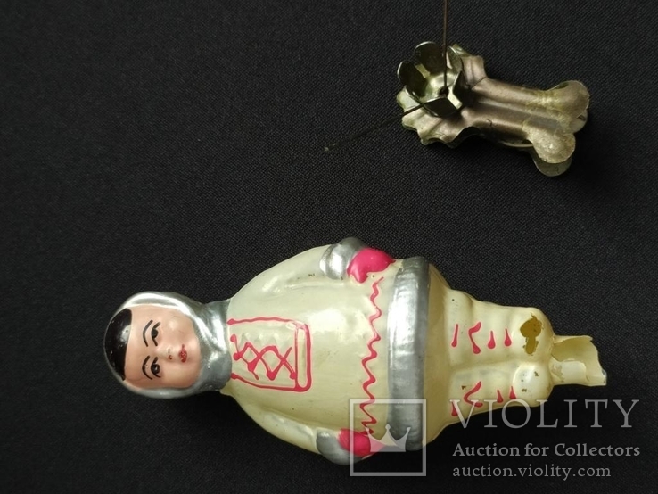 Ёлочная игрушка Эскимос (Якут) на прищепке. СССР, фото №11