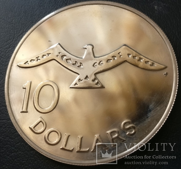 Соломоновы острова 10 долларов 1980, фото №2