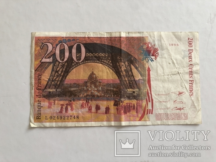 200 cents Francs 1996, фото №3