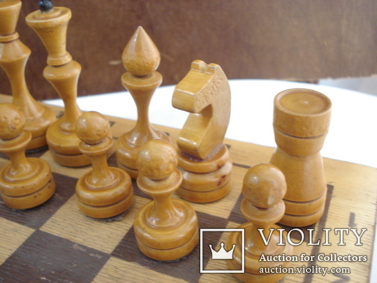 Шахматы старые советские, в наборе с доской., фото №5