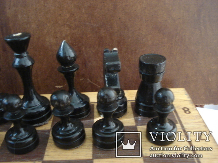 Шахматы старые советские, в наборе с доской., фото №6