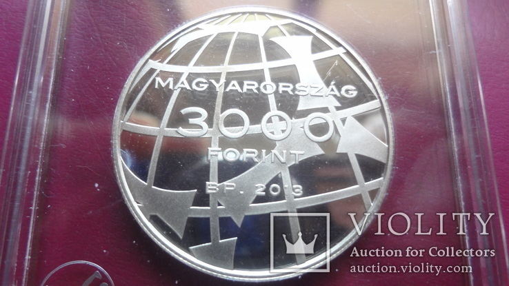 3000  форинтов 2013  Венгрия Чемпионат мира по футболу  серебро, фото №5