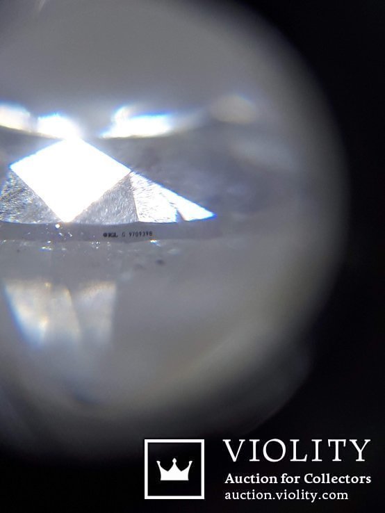 Бриллиант натуральный 0.61 ct + серт., фото №2