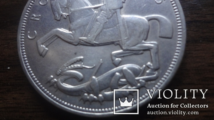 1 крона 1935 Великобритания   серебро   (Лот.1.21)~, фото №4