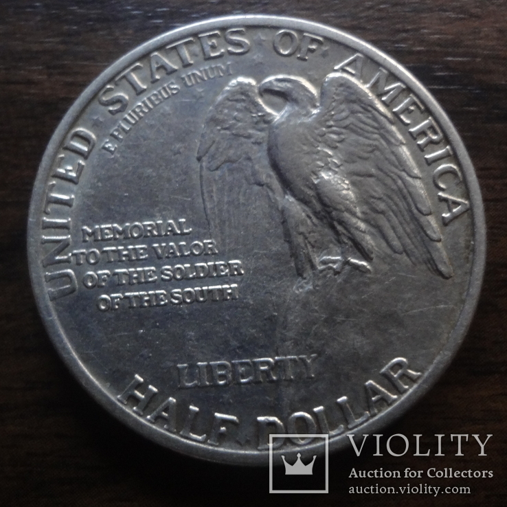 50  центов пол доллара  1925  США серебро   (Лот.6.14)~, фото №2