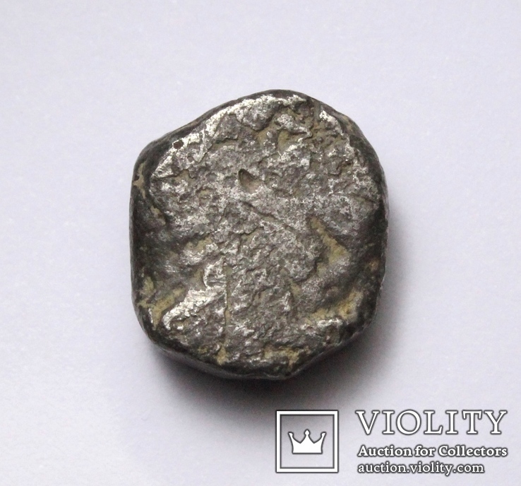 Персія, Імперія Ахеменідів, срібний сіглос VІ-IV ст.до н.е., фото №4