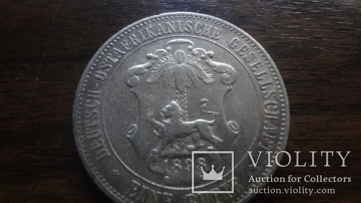 1  рупия  1898  Германская  Африка серебро   (Лот.6.12)~, фото №6