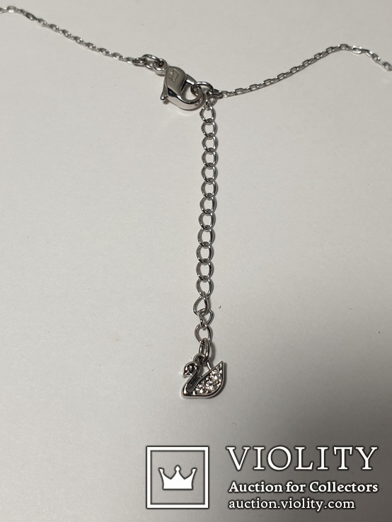 Цепочка Swarovski Louison Small Rhodium Necklace Новая, фото №6