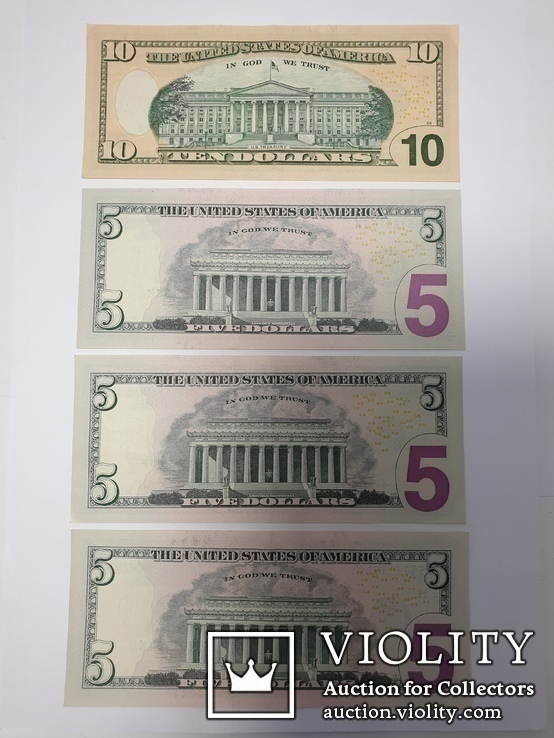 5$ и 10 $ доллары США 2013 год 25$, фото №9