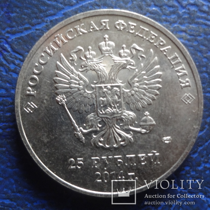 25  рублей  2014  Сочи    (Е.4.3)~, фото №3