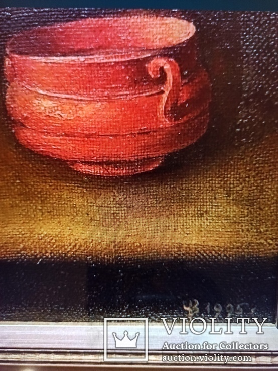 Хуан ван дер Хамен-и-Леон "Натюрморт с керамической посудой" копия 57×80., фото №5