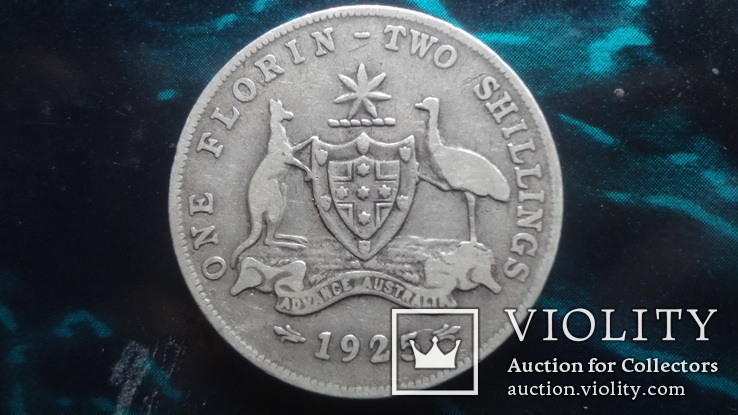 Флорин  1925  Австралия  серебро   (6.8.4)~, фото №2