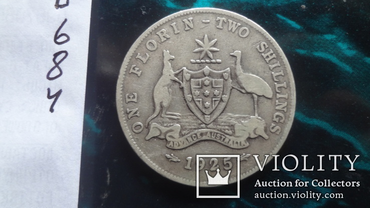 Флорин  1925  Австралия  серебро   (6.8.4)~, фото №4